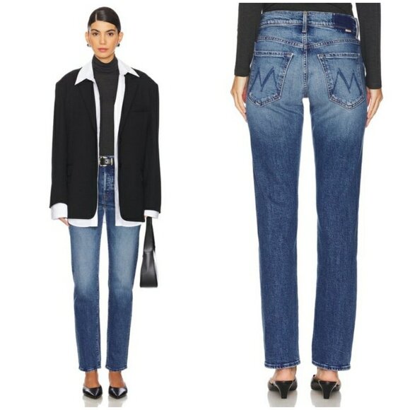 💕MOTHER SUPERIOR💕 The Hiker Skimp Jeans ~ Dream Team Button Fly 31 NWT - Picture 9 of 16